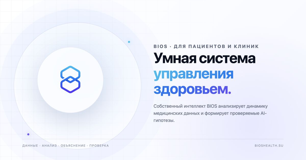 Система BIOS для управления контекстом здоровья